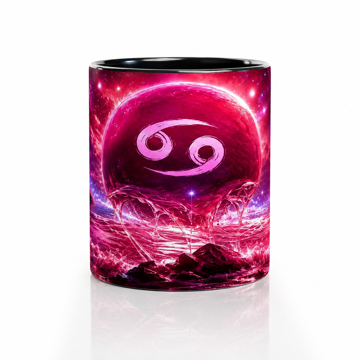Magical Cancer Zodiac Mug- 11oz Ceramic Coffee Mug – color inside
