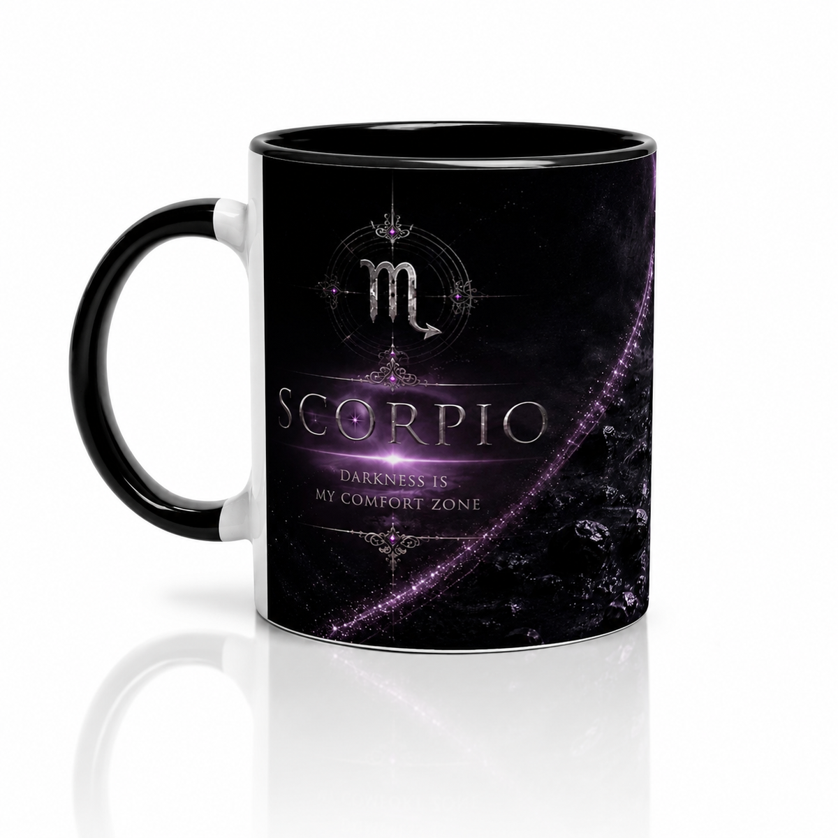 Scorpio Zodiac Mug – Dark Elegant  Ceramic  Coffee mug for Scorpios