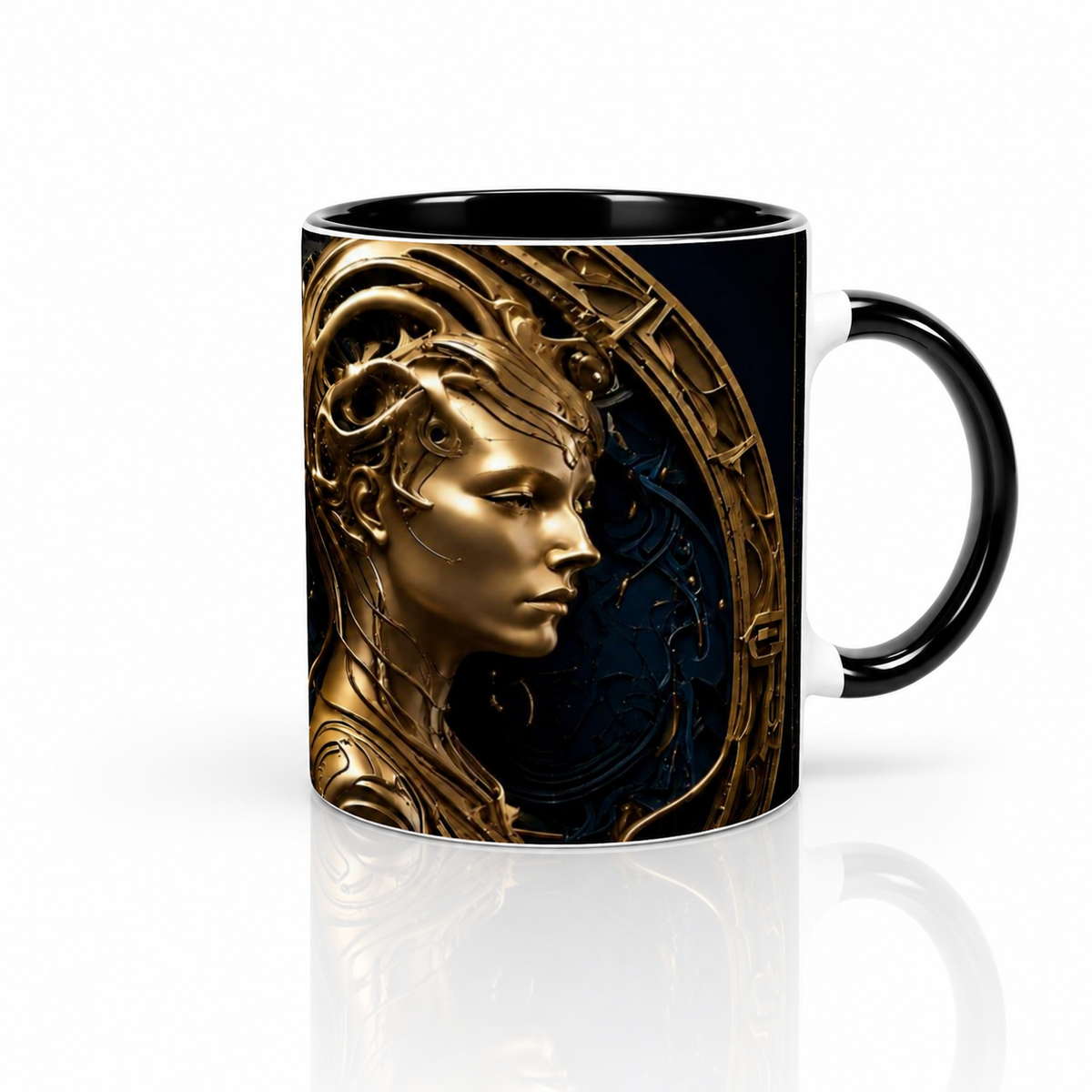 Gemini Zodiac Sign 11oz Ceramic Mug – White with Color Interior